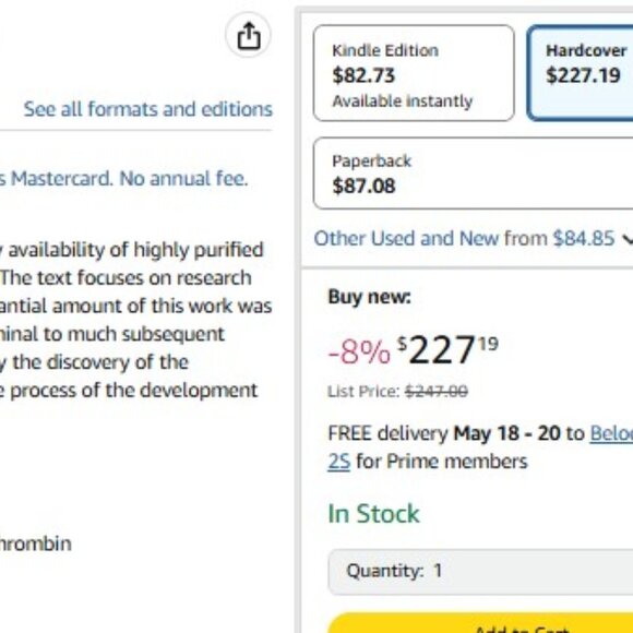 The Chemical Biology of Thrombin by Roger L. Lundblad Hardcover Book CRC PRESS - Picture 2 of 2